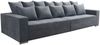 Modernes Big Sofa Wohnlandschaft Sofa Couch Jumbo XXL 3 - hellgrau Bild 2