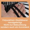 ZMH Kronleuchter Modern Hängelampe Schwarz - Pendelleuchte Wohnzimmer 120CM Pendellampe E27 Hutdesign-Hängeleuchte Höhenverstellbar Max. 40W ohne Leuchtmittel Bild 5