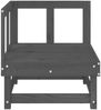 vidaXL Garten-Ecksofas 2 Stk. Grau Massivholz Kiefer 825396 Bild 4