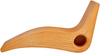 Gartenliege Rattan Heller Holzfarbton AIROLE Bild 4