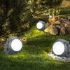 Solar-Gartenstrahler mit strahlendem Licht 10er Set Bild 4