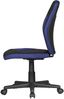 Kinderschreibtischstuhl LUAN schwarz/blau für Kinder ab 6 mit Lehne, Kinderdrehstuhl ergonomisch Kinderbürostuhl, Jugendstuhl höhenverstellbar, Kinderschreibtischstuhl ohne Armlehne Bild 4