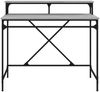 vidaXL Schreibtisch, Holzwerkstoff und Eisen, Grau Sonoma, 90 x 100 x 50 cm Bild 5