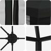 vidaXL Pavillon mit Seitenwänden 6 x 3 m Schwarz Polyester und Stahl 3376028 Bild 5
