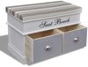 Schrank Sitzbank Truhenbank +Kissen+2 Schublade 240802 Bild 3