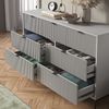 Sideboard Eliza Grau 42 x 81 cm Vicco Bild 5