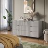 Sideboard Eliza Grau 42 x 81 cm Vicco Bild 4