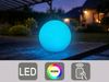 Reality Leuchten Solar LED Außenleuchte Melo R55326901, Kunststoff weiß, inklusive 0.5 Watt LED mit Farbwechsler, Fernbedienung Bild 4