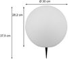 Reality Leuchten Solar LED Außenleuchte Melo R55326901, Kunststoff weiß, inklusive 0.5 Watt LED mit Farbwechsler, Fernbedienung Bild 3