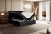 ALTDECOR 'OTTA' Boxbett, Multipocket-Matratze H4, H3 Matratze Bonellfederung, Topper, Kopfteil, H4/Schwarz Casablanca, 160x200 Bild 4