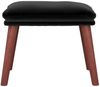 vidaXL Fußhocker Schwarz 45 x 29,5 x 39 cm Samt [341474] Bild 3