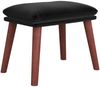 vidaXL Fußhocker Schwarz 45 x 29,5 x 39 cm Samt [341474] Bild 2