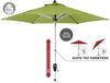 Doppler 'Active Auto Tilt 210' Sonnenschirm mit Höhenverstellung, Freshgreen, Ø 210 cm Bild 2