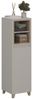 Midischrank Elnor Greige 30 x 105.2 cm mit ausklappbarem Wäschebehälter Vicco Bild 5