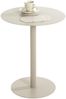 Beistelltisch >55141< in grau (Kaschmirgrau), Stahlrohr, Metall - 50x40cm (HxD) Bild 3