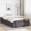 vidaXL Ottoman-Bett mit Matratze Grau 120x200 cm Kunstleder 3311034 Bild 3