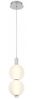 Elstead Lighting LED Pendelleuchte Palmas 2-flammig 3000K Poliertes Nickel Bild 2