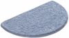 KiNZLER Badematte Chaozhou, Badvorleger, Badezimmer Teppich, Höhe 20 mm, rutschhemmend beschichtet, fußbodenheizungsgeeignet, Polyester, halbrund, Badteppich, Uni Farben, weich, als rechteckig, rund & Set erhältlich Bild 2