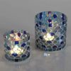 Orientalisches Mosaik Windlicht Athen Dunkelblau 2 er Set Bild 3