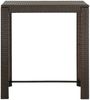 vidaXL Garten-Bartisch Braun 100x60,5x110,5 cm Poly Rattan 45873 Bild 2