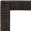 vidaXL Garten-Bartisch Braun 100x60,5x110,5 cm Poly Rattan 45873 Bild 5