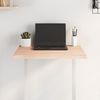 vidaXL Tischplatte 60x60x2 cm Massivholz Eiche Unbehandelt Baumkante 363869 Bild 3