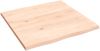 vidaXL Tischplatte 60x60x2 cm Massivholz Eiche Unbehandelt Baumkante 363869 Bild 4