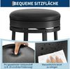 GarveeMore Barhocker 4er Set Barstühle PU-Leder 78cm 360° Drehbar Belastbarkeit bis 127 kg Bild 4