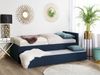 Tagesbett MARMANDE 80 x 200 cm Stoff Marineblau Bild 3