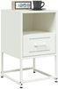 vidaXL Nachttische 2 Stk. Weiß 36x39x60,5 cm Stahl 846565 Bild 3