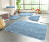 KiNZLER Badematte Chaozhou, Höhe 20 mm, rutschhemmend beschichtet, fußbodenheizungsgeeignet, Polyester, rechteckig, 2er-Set rechteckig 55x50 cm / rechteckig 50x80 cm, Badteppich, Uni Farben, weich, als rechteckig, rund & Set erhältlich Bild 4