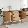 vidaXL Sideboard OLDEN Braun 114x43x73,5 cm Massivholz Kiefer 358597 Bild 4