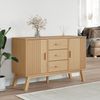 vidaXL Sideboard OLDEN Braun 114x43x73,5 cm Massivholz Kiefer 358597 Bild 3