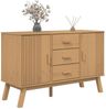 vidaXL Sideboard OLDEN Braun 114x43x73,5 cm Massivholz Kiefer 358597 Bild 5