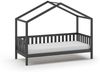 Vipack 'Dallas' Hausbett, mit seitlicher Umrandung, inkl. Bettschublade, Kiefer anthrazit, 90x200 cm Bild 5