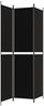 vidaXL 3-tlg. Paravent Schwarz 150x220 cm Stoff 350245 Bild 5