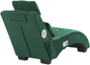 Chaiselongue Samtstoff mit Bluetooth Lautsprecher USB-Port smaragdgrün SIMORRE Bild 5