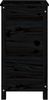 vidaXL Pflanzkübel Schwarz 40x40x78 cm Massivholz Kiefer 825279 Bild 5