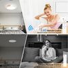 Ophy LED Deckenleuchte Moderne LED Deckenleuchte aus Holz, 32 W, fernsteuerbar, dimmbar (3000–6000 K), 30 cm – für Wohnzimmer & Flur Bild 3