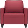 vidaXL Sessel Weinrot 60 cm Kunstleder 359326 Bild 3