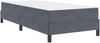 vidaXL Boxspringbett mit Matratze Dunkelgrau 90 x 200 cm Stoff 3398666 Bild 4