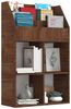 Kinder-Bücherregal Braun Eichen-Optik 71 x 30 x 114 cm Holzwerkstoff Bild 4