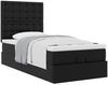 vidaXL Ottoman-Bett mit Matratze Schwarz 90x200 cm Kunstleder 3312981 Bild 4