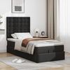 vidaXL Ottoman-Bett mit Matratze Schwarz 90x200 cm Kunstleder 3312981 Bild 3