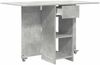 vidaXL Esstisch 115 x 70 x 75 cm Holzwerkstoff Betongrau Rechtwinklig 8006032 Bild 5