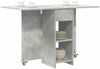 vidaXL Esstisch 115 x 70 x 75 cm Holzwerkstoff Betongrau Rechtwinklig 8006032 Bild 3