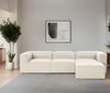 Ecksofa, 'Fora', 66 x 190 x 297, Ekru Bild 3