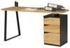 Schreibtisch eiche/schwarz Bild 4