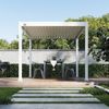 Weide 'Classic' Pergola, freistehend, Aluminium / Stahl weiß, 300 x 300 x 255 cm Bild 3