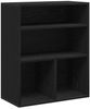 vidaXL Bücherregal Schwarz 60x30x71,5 cm Holzwerkstoff 860311 Bild 2